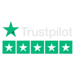 Trustpilot five-star rating badge