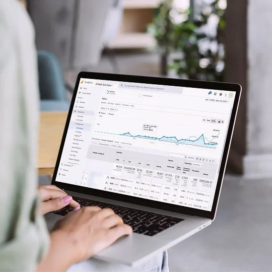 Dashboard showing crawl health, speed and indexing metrics for a website